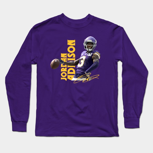 Jordan Addison Long Sleeve T-Shirt by CovpaTees